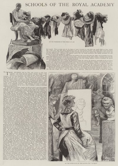 Schools of the Royal Academy by Charles Paul Renouard